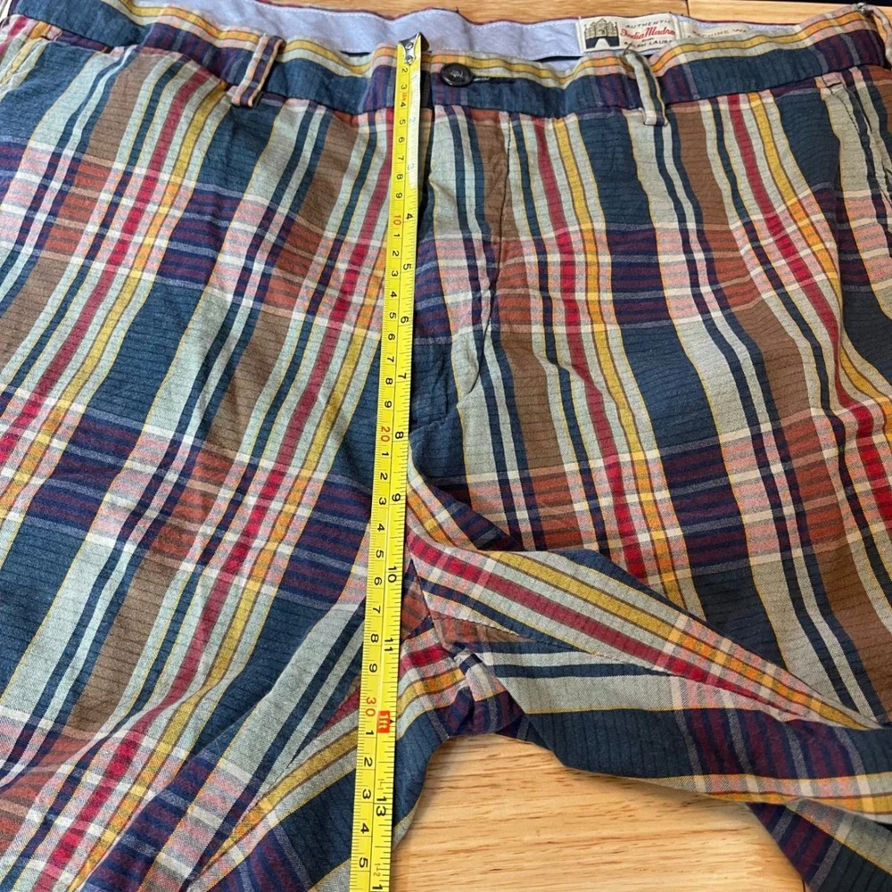 Polo Ralph Lauren India Madras Plaid Classic Fit Chino Shorts Men's Size‎ 34